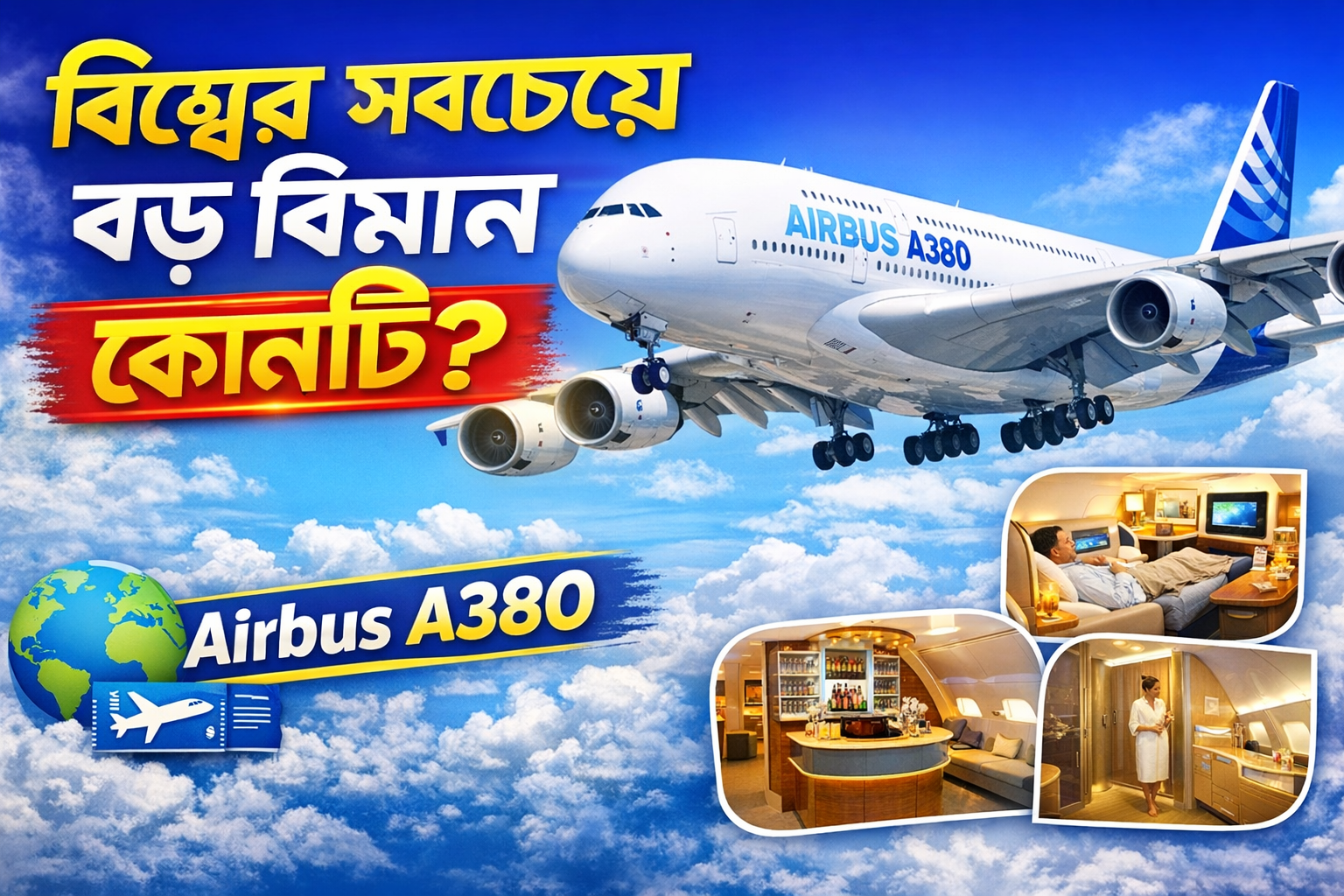 বিশ্বের সবচেয়ে বড় বিমান কোনটি