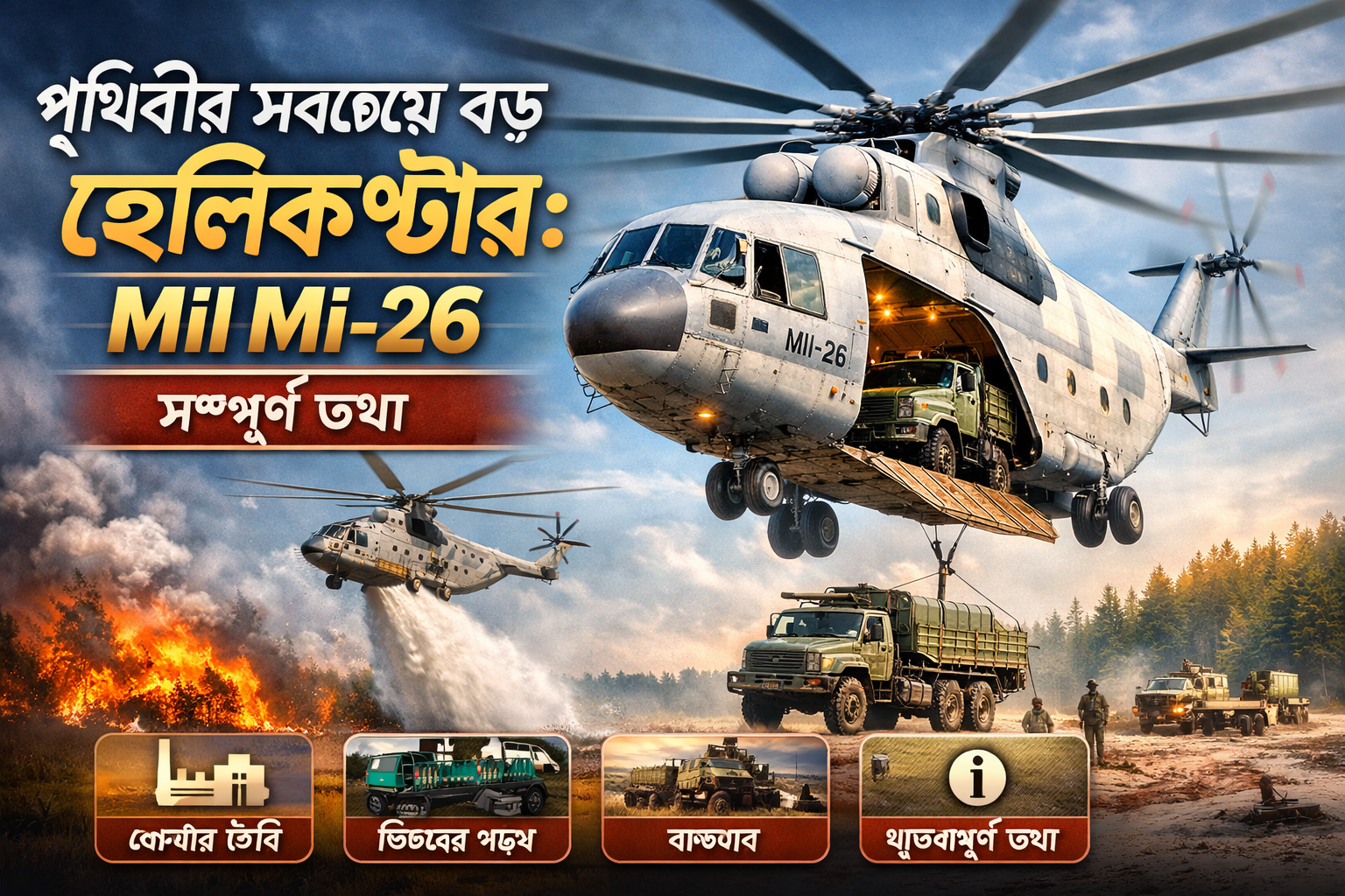 পৃথিবীর সবচেয়ে বড় হেলিকপ্টার