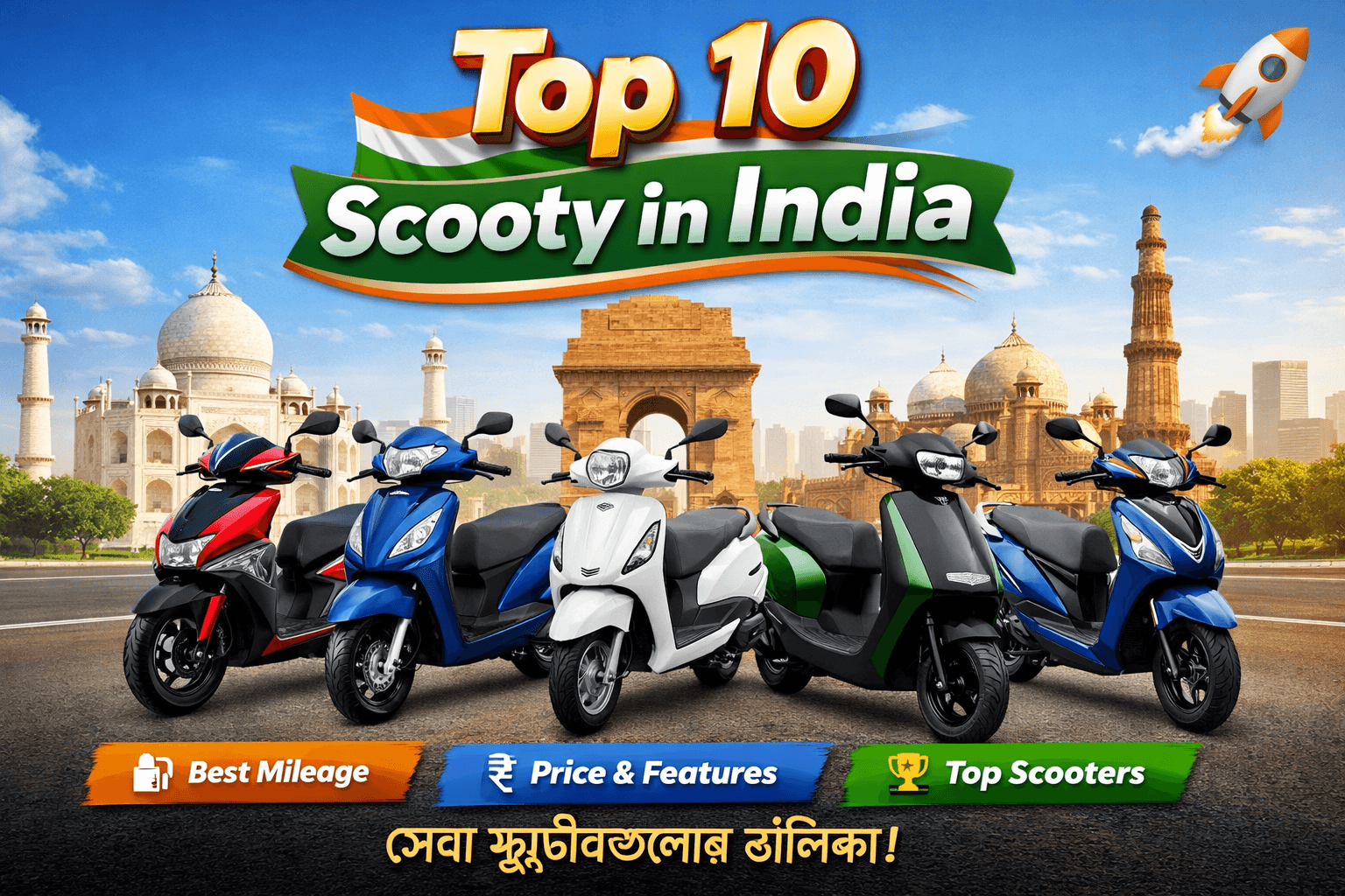 Top 10 Scooty in India