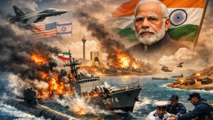ইরান যুদ্ধ, ভারত মহাসাগর ও ভারতের…