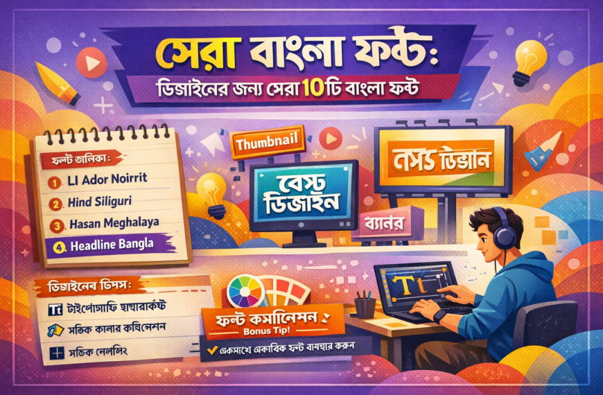 সেরা বাংলা ফন্ট