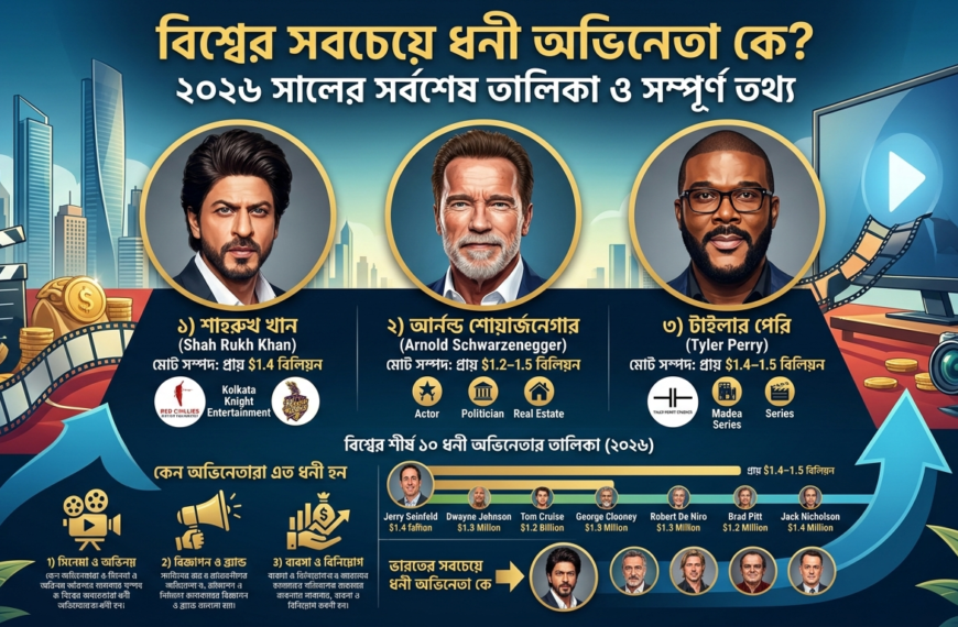 বিশ্বের সবচেয়ে ধনী অভিনেতা কে