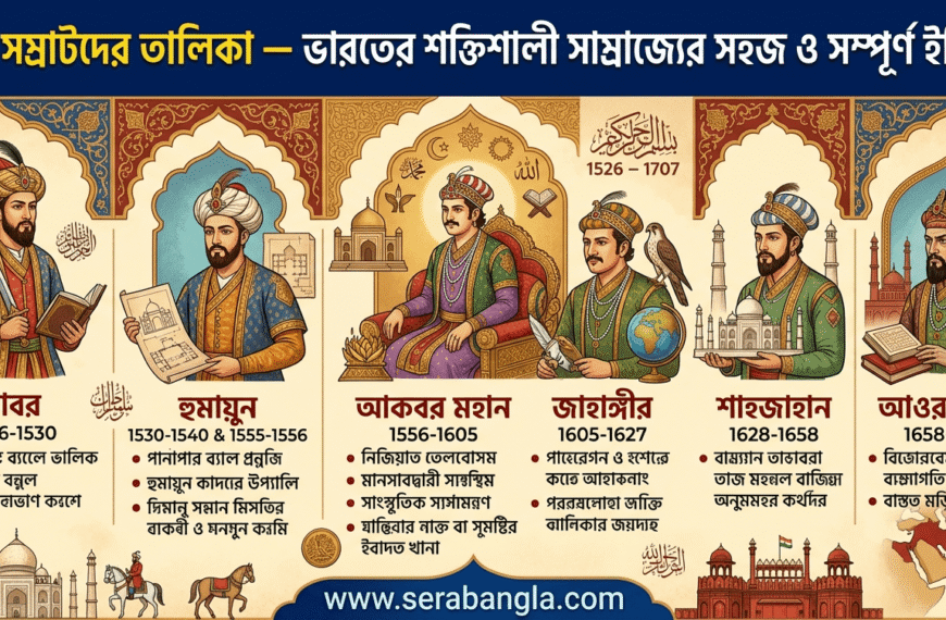 মুঘল সম্রাটদের তালিকা
