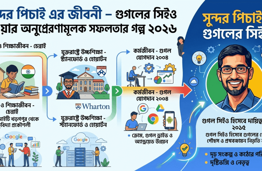 সুন্দর পিচাই এর জীবনী