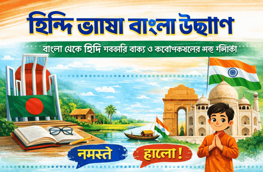 হিন্দি ভাষা বাংলা উচ্চারণ