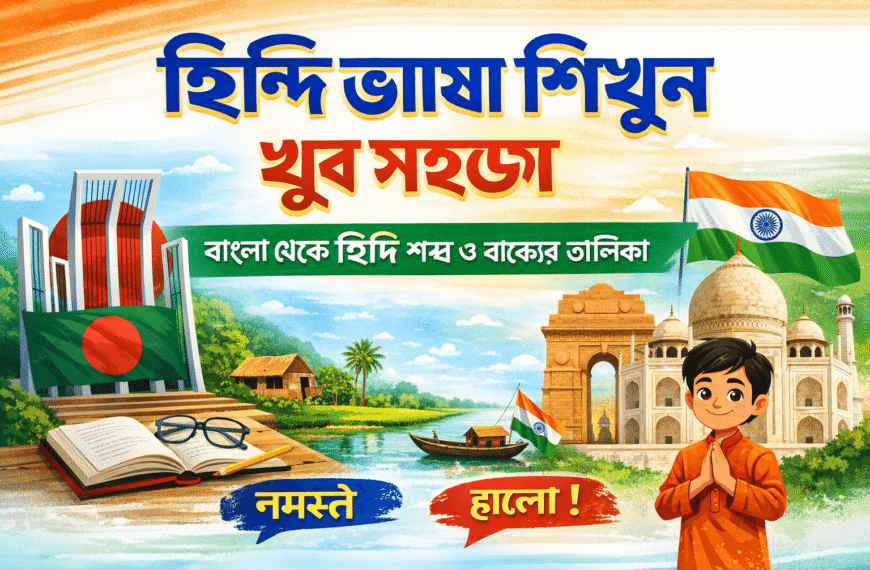 হিন্দি ভাষা শিখুন খুব সহজে