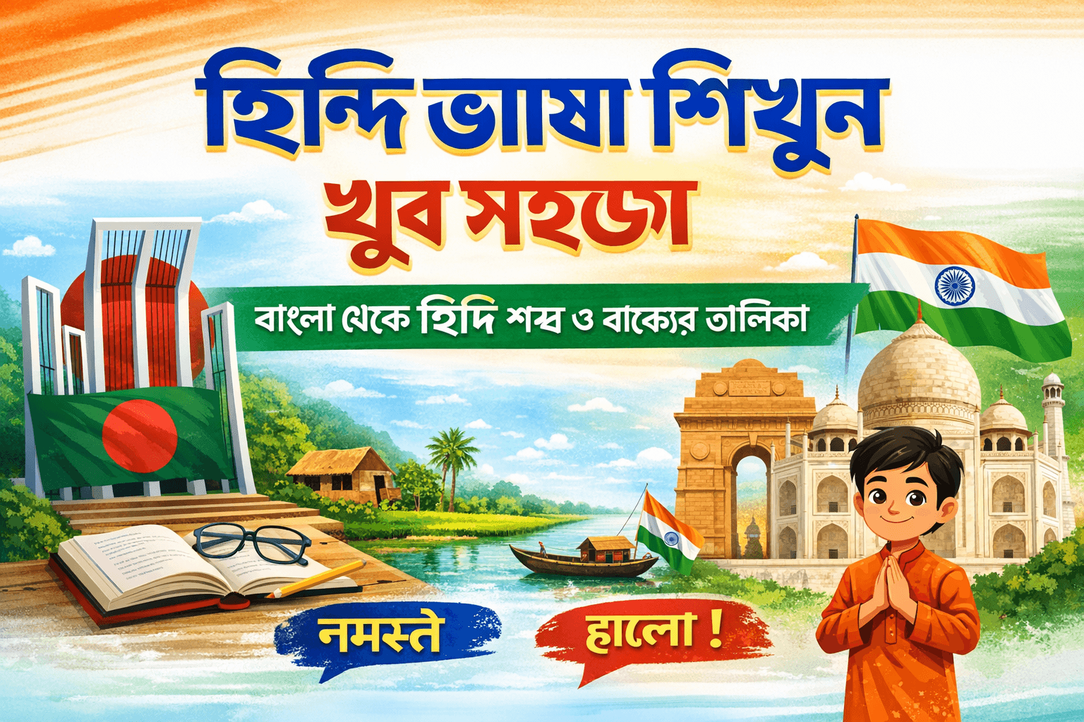 হিন্দি ভাষা শিখুন খুব সহজে